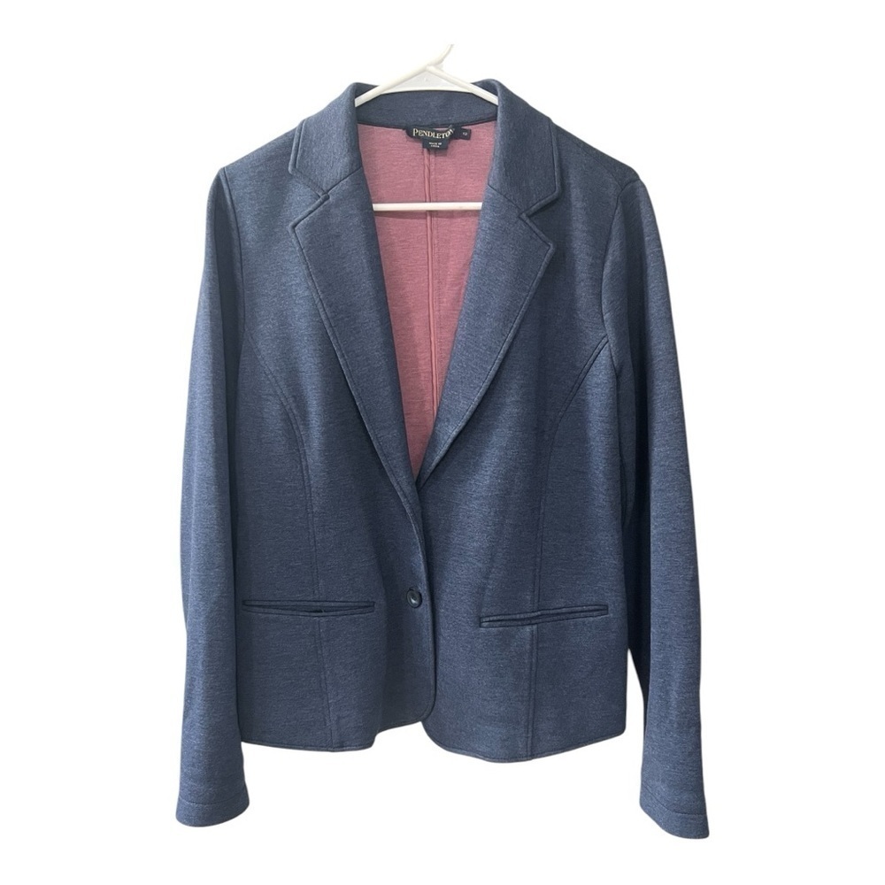 Pendleton Women's Blue Heather  Blazer Size 12